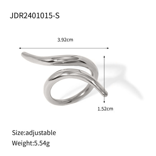 Taya Open Statement Rings - JDR2401015-S [SFDIYAG0]