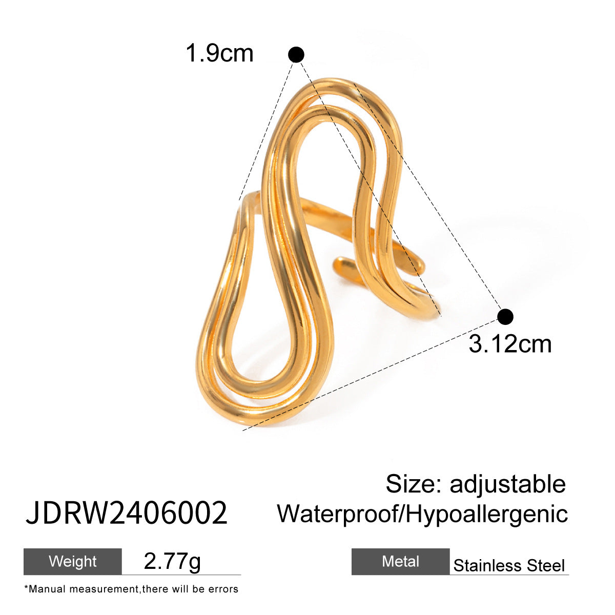 Emalyn Geometric Line Ring - Silver Style B [1YA4F6Y9]