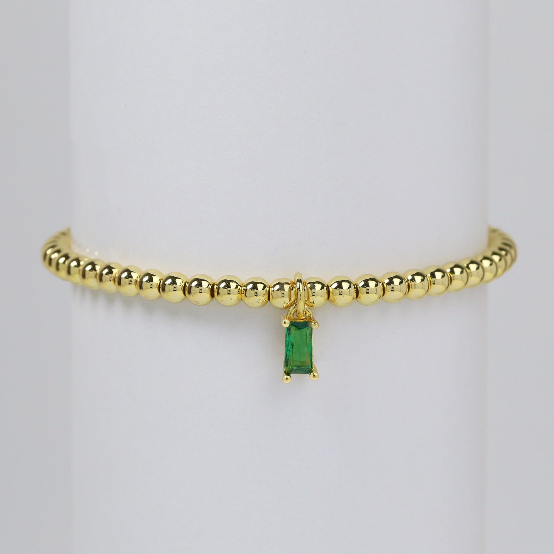 Ivyana Golden Birthstone Bracelet - May Bracelet [PSWLHBP0]