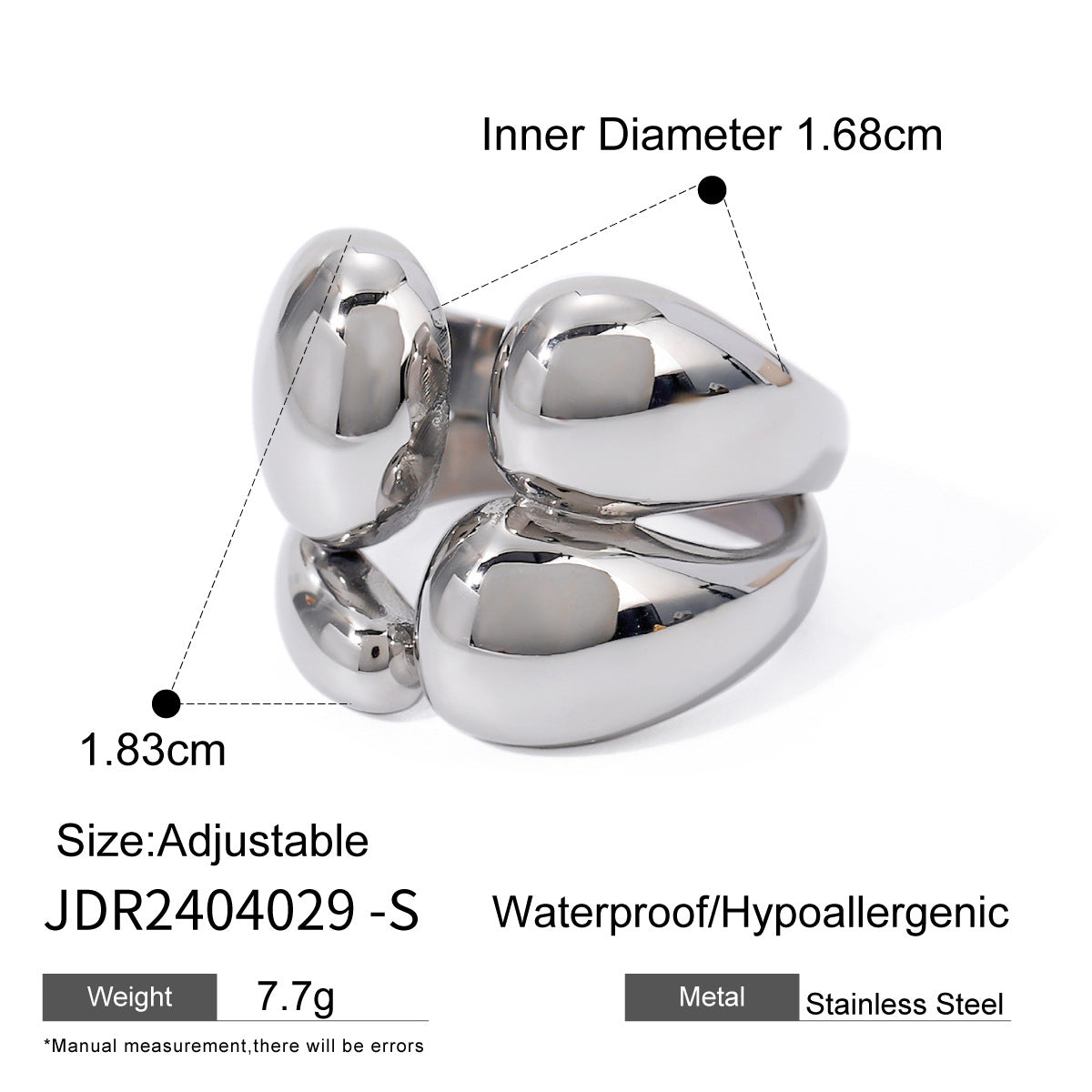 Ifeoluwa Geometric Silver Rings - Geometric Design 2 [8EHS4YLO]