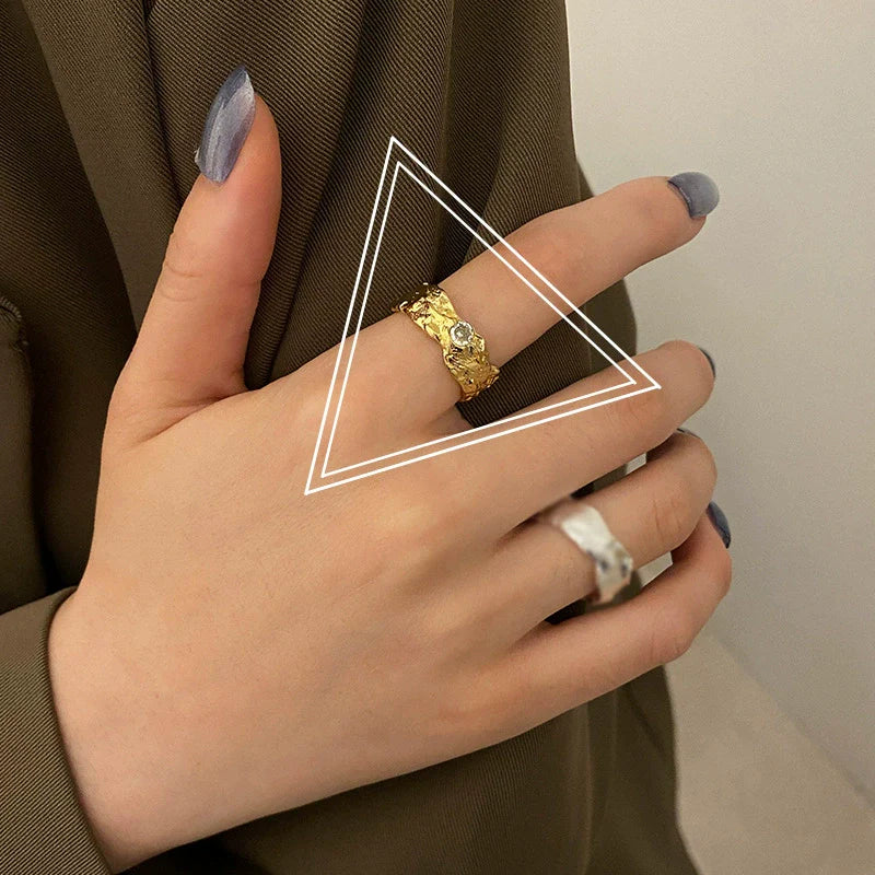 Shaniah Zircon Sterling Ring - Purple