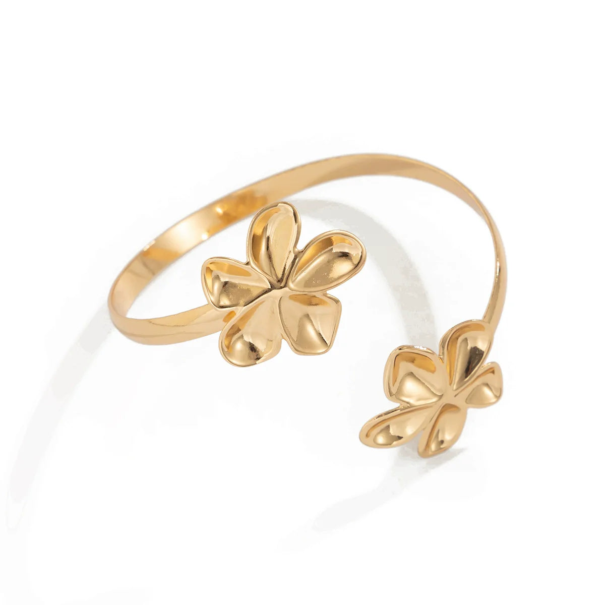Stellarose Embellished Arm Cuff - Gold Floral
