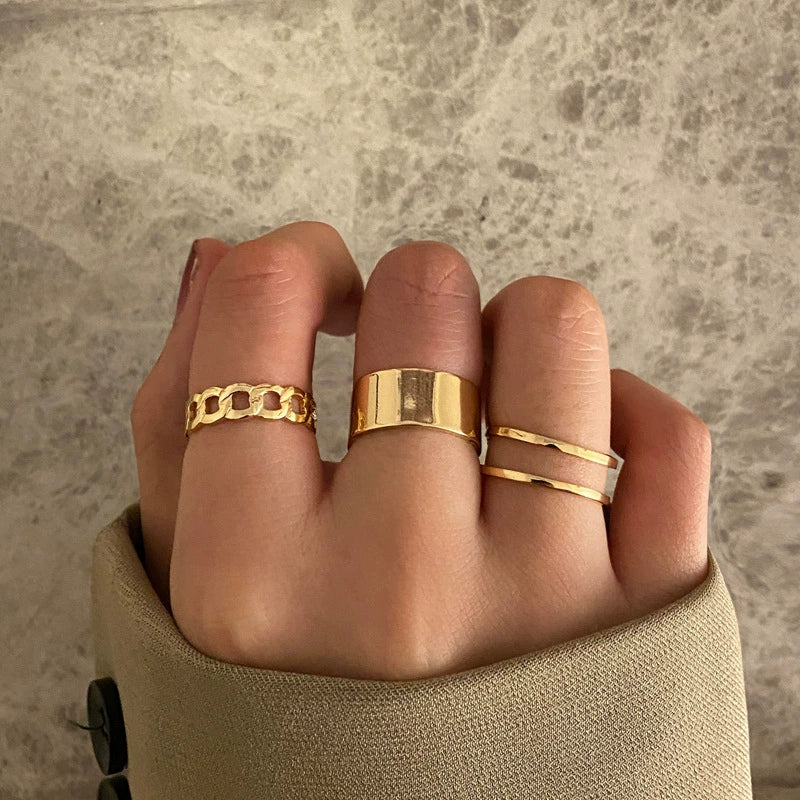 Maryanne Retro Stackable Ring Set [36GN5G0Q]