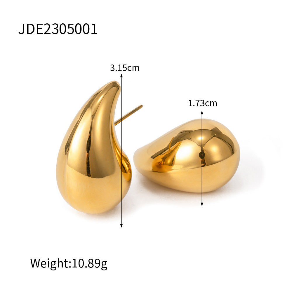 Zahraa Water Drop Jewelry Collection - Earring JDE2305001 [DGU8C3GZ]