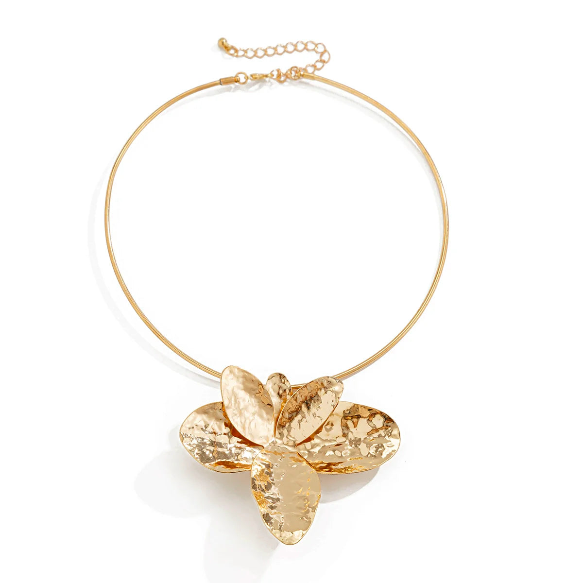 Arlowe Irregular Petal Choker - Choker Gold