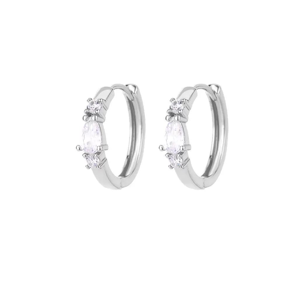 Phoebe Gold Chunky Hoop Earrings - E3127P-7