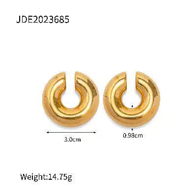 Larkyn Titanium Drop Earrings - JDE2023685 [VG0PWNDZ]