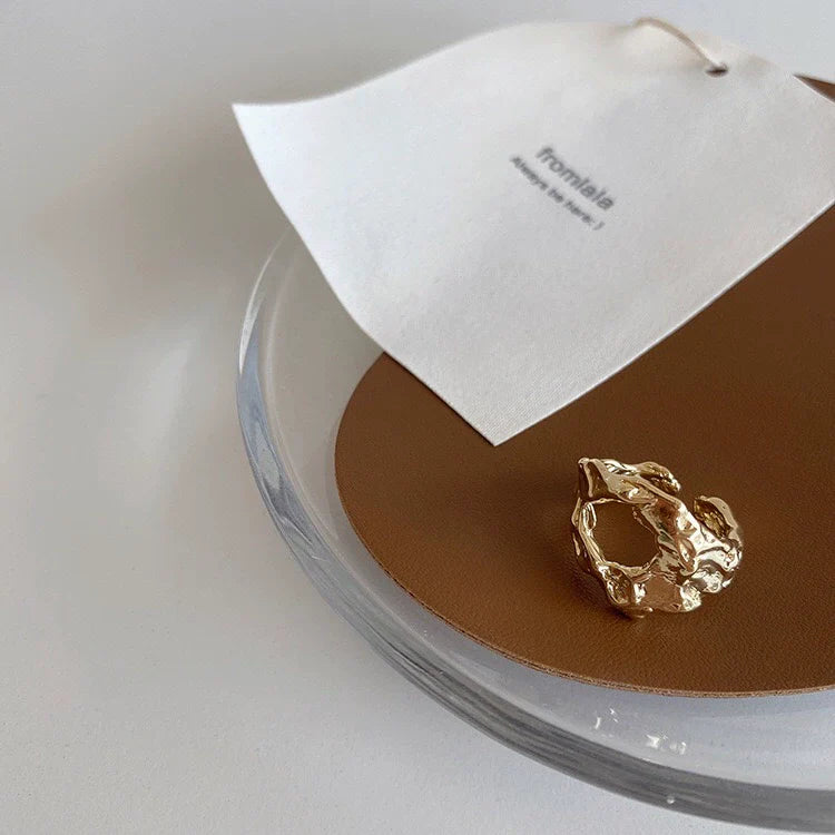 Kim Sculptural Open Ring - Style C