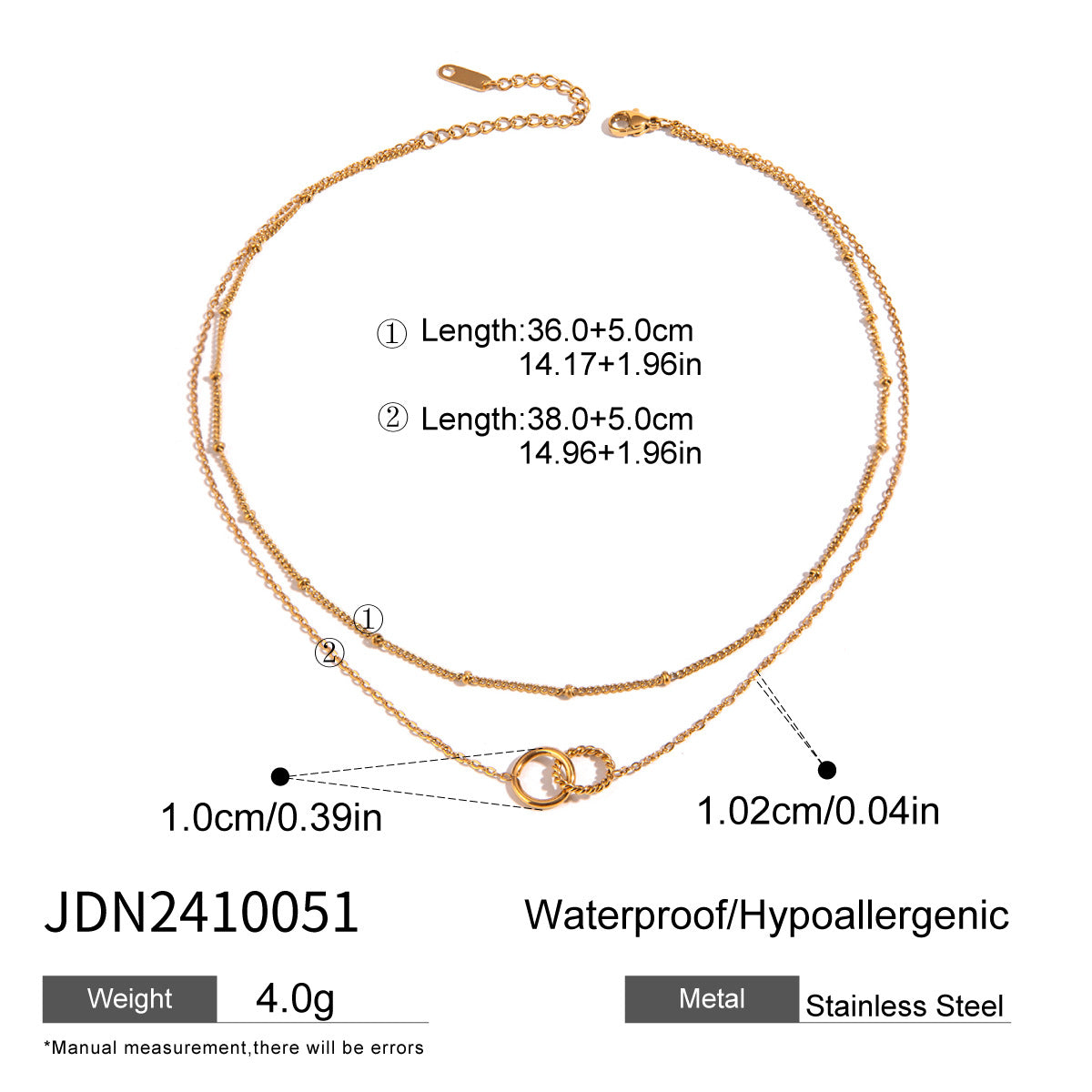 Lakin Dainty Cross Necklace - Style Code JDN2410051 [3JLHZ97J]