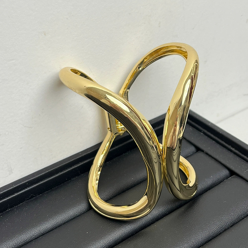 Tyanna Double C Cuff Bracelet - Gold Bracelet [62AP41FU]