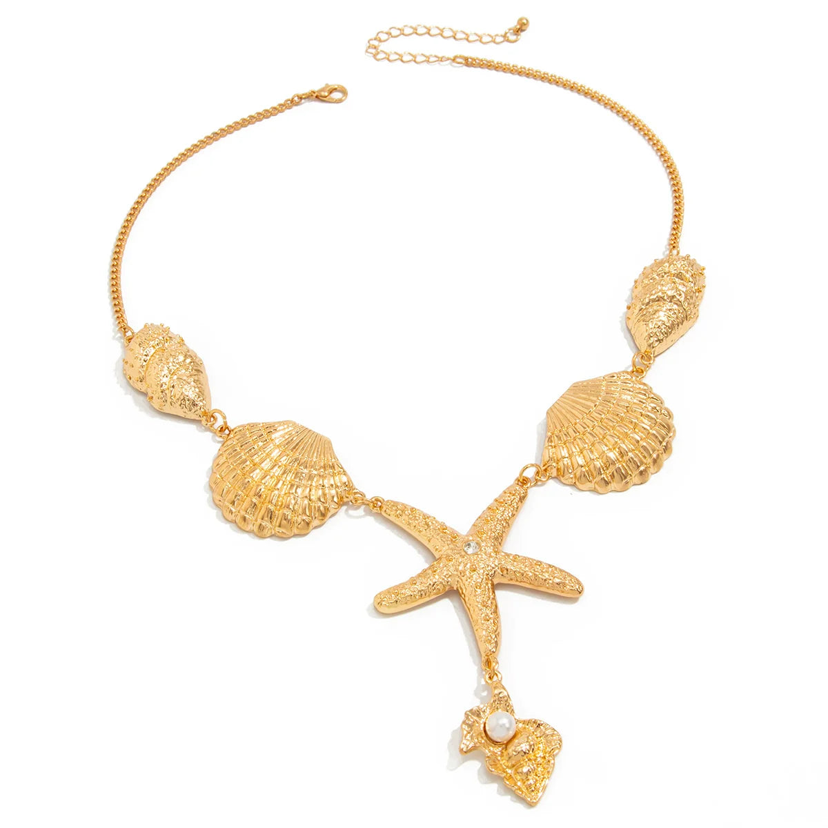 Kambri Ocean Starfish Necklace - Gold Small Starfish