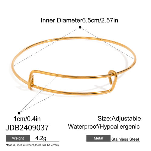 Aaniyah Heart Cuff Bracelet - Gold Tone [VOPUPCG5]