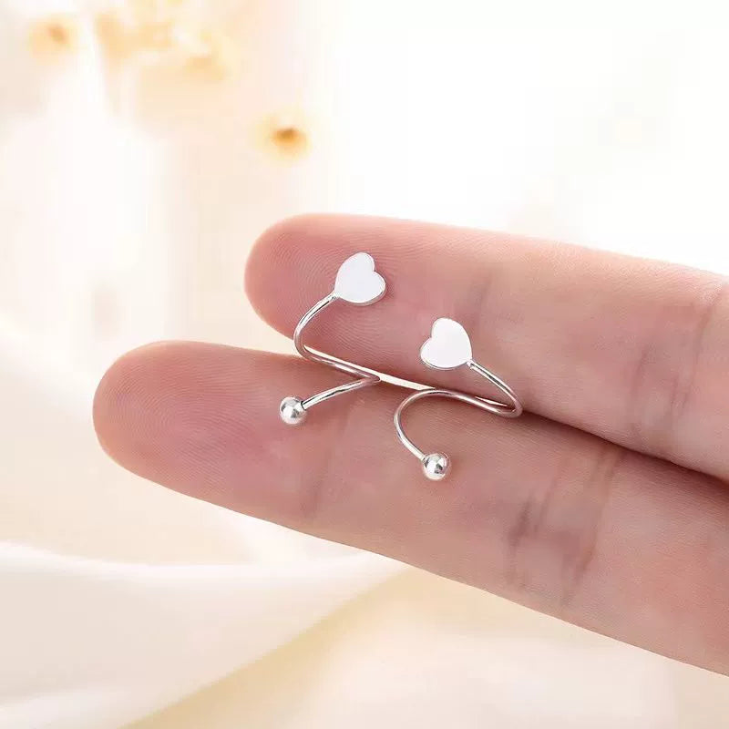 Rozalynn Dainty Everyday Studs - Heart Studs (1 Pair)