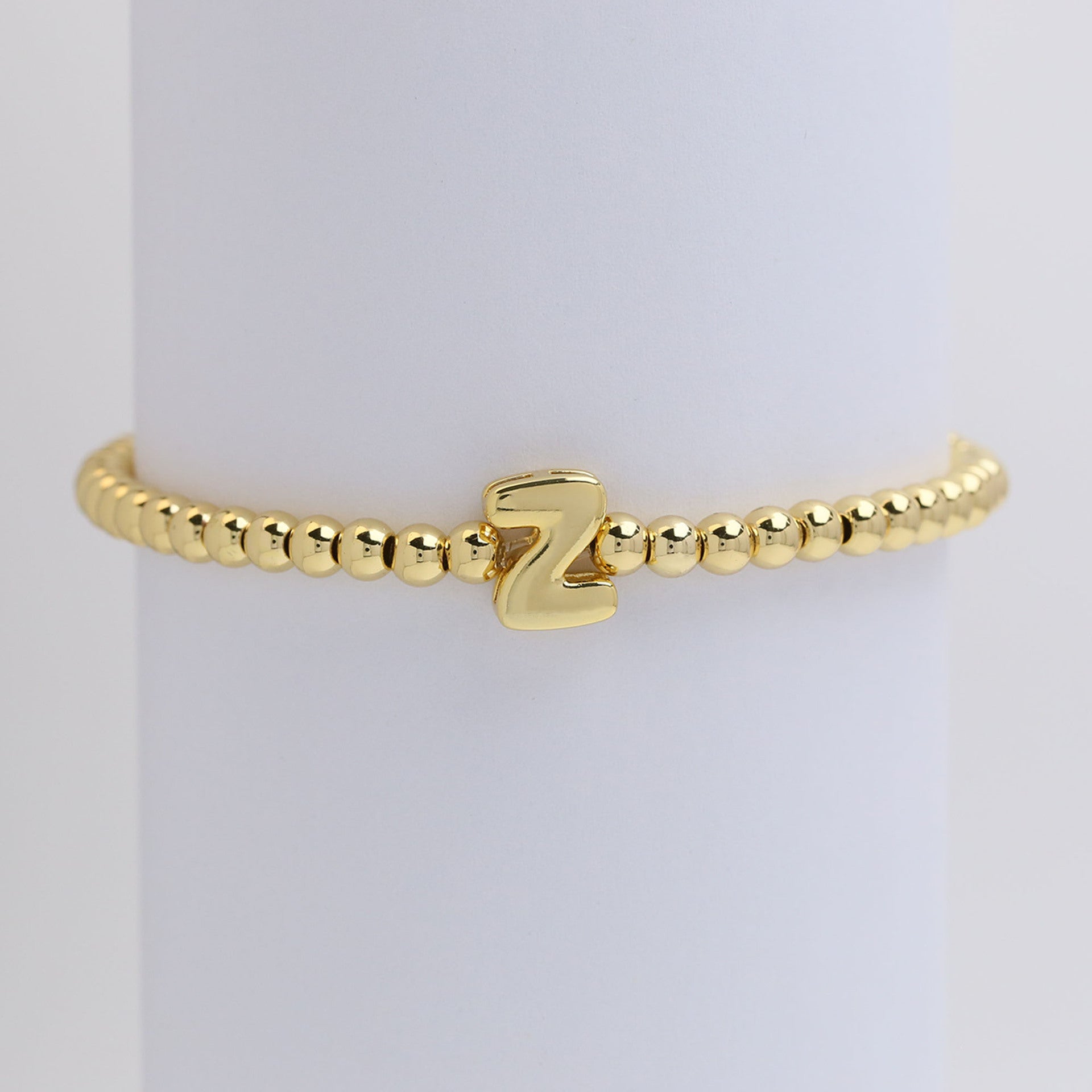 Jorie Polished Letter Bracelet - Z [V296HHGI]