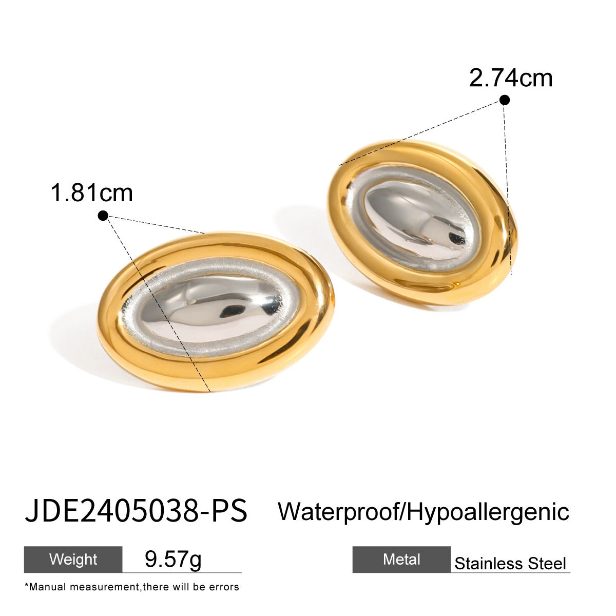 Chassidy Luxe Hoop Earrings - JDE2405038-PS [OXQ12YSD]