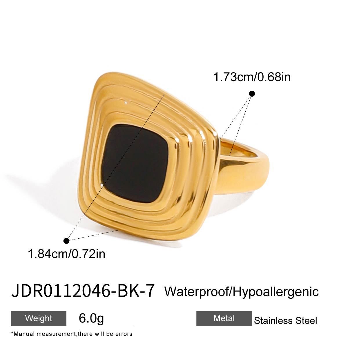 Jaeda Sleek Hoop Earrings - Black Round Hoop [2ZUHVO3S]