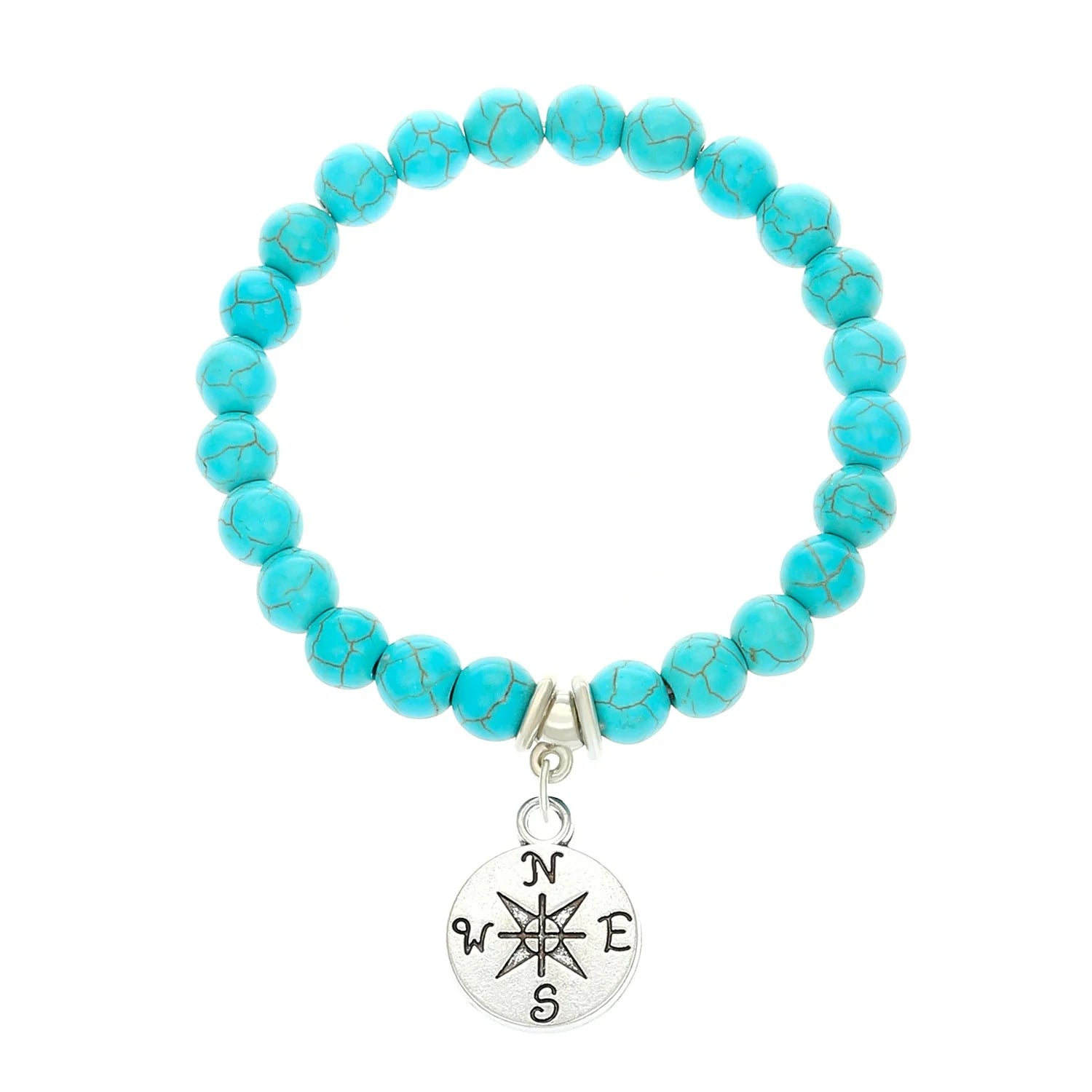 Temperance Stacked Cross Bead Bracelet - 10