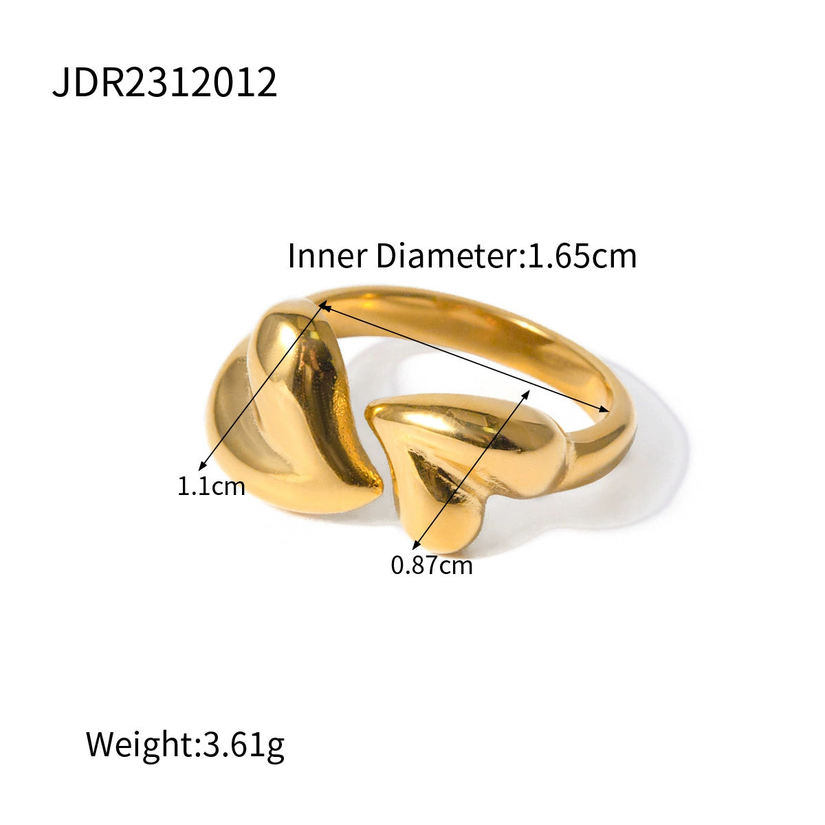 Elaine Minimalist Band Ring - JDR2312012 [8UU1HAKW]