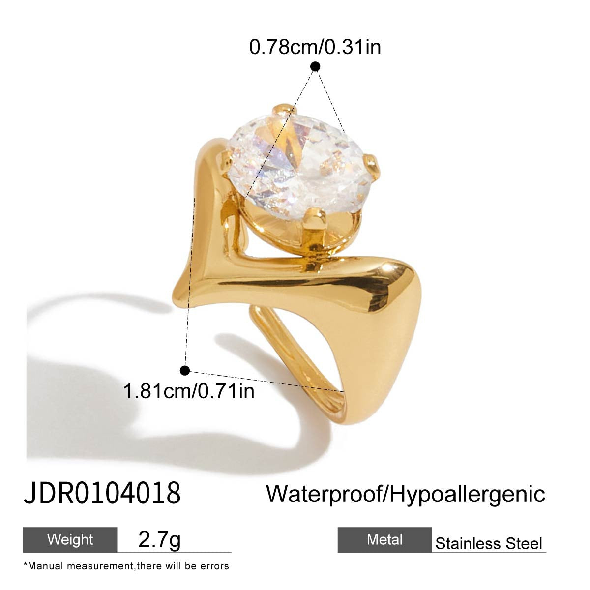 Lucille Elegant Zircon Ring - JDR0104018 [EVJ6PQUR]