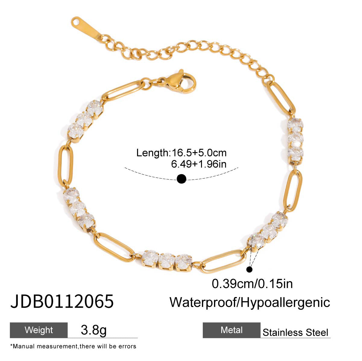 Lillyana Zircon Cuban Link Set - JDB0112065 [PJPFILTG]