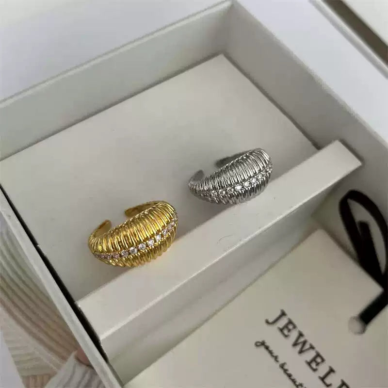 Kamilla Micro Pavé Ring - Gold [ALL5IXAG]
