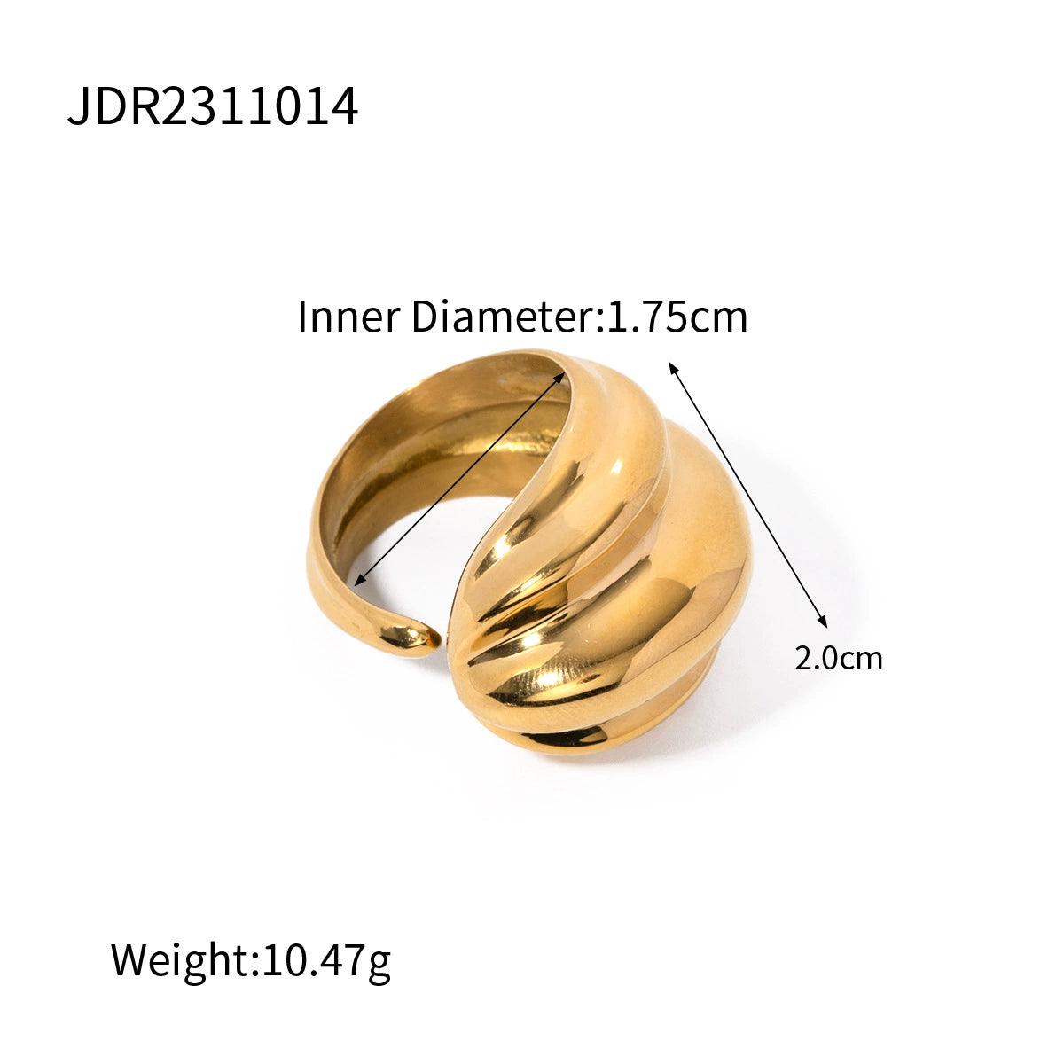 Elaine Minimalist Band Ring - JDR2311014 [K1J018V0]