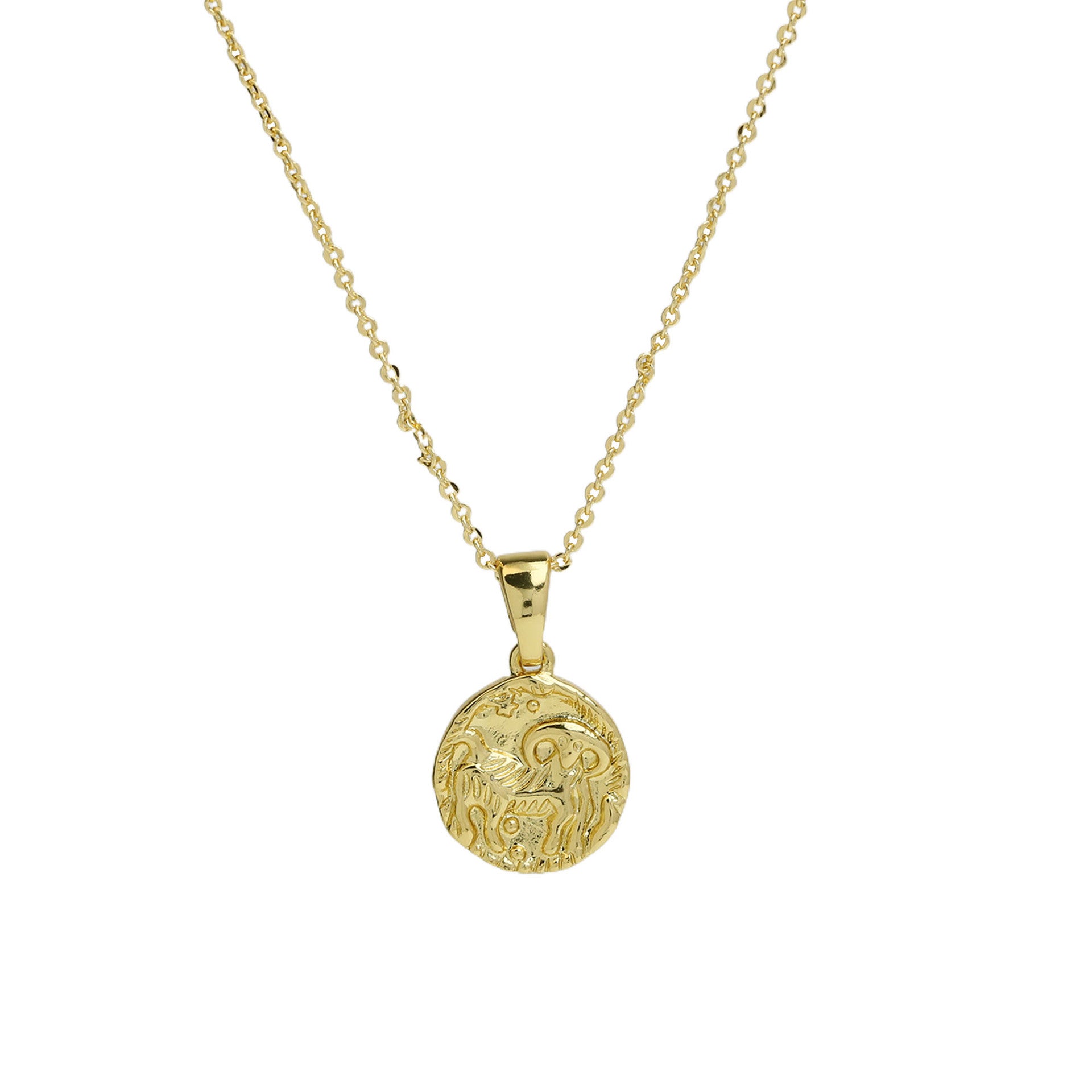 Anayah Zodiac Coin Necklace - Capricorn [NJM00IAQ]