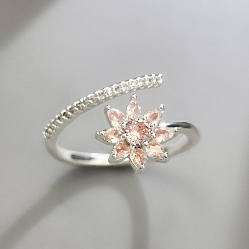 Annalynn Radiant Flower Open Ring - Style 3 [MMYG5LAL]