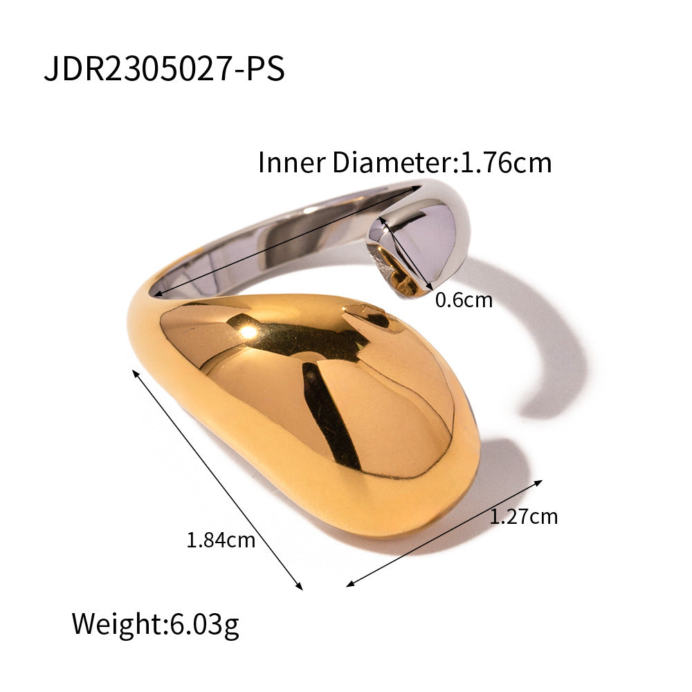 Giavana Stainless Steel Band Ring - JDR2305027-PS [LYJ7PE6I]