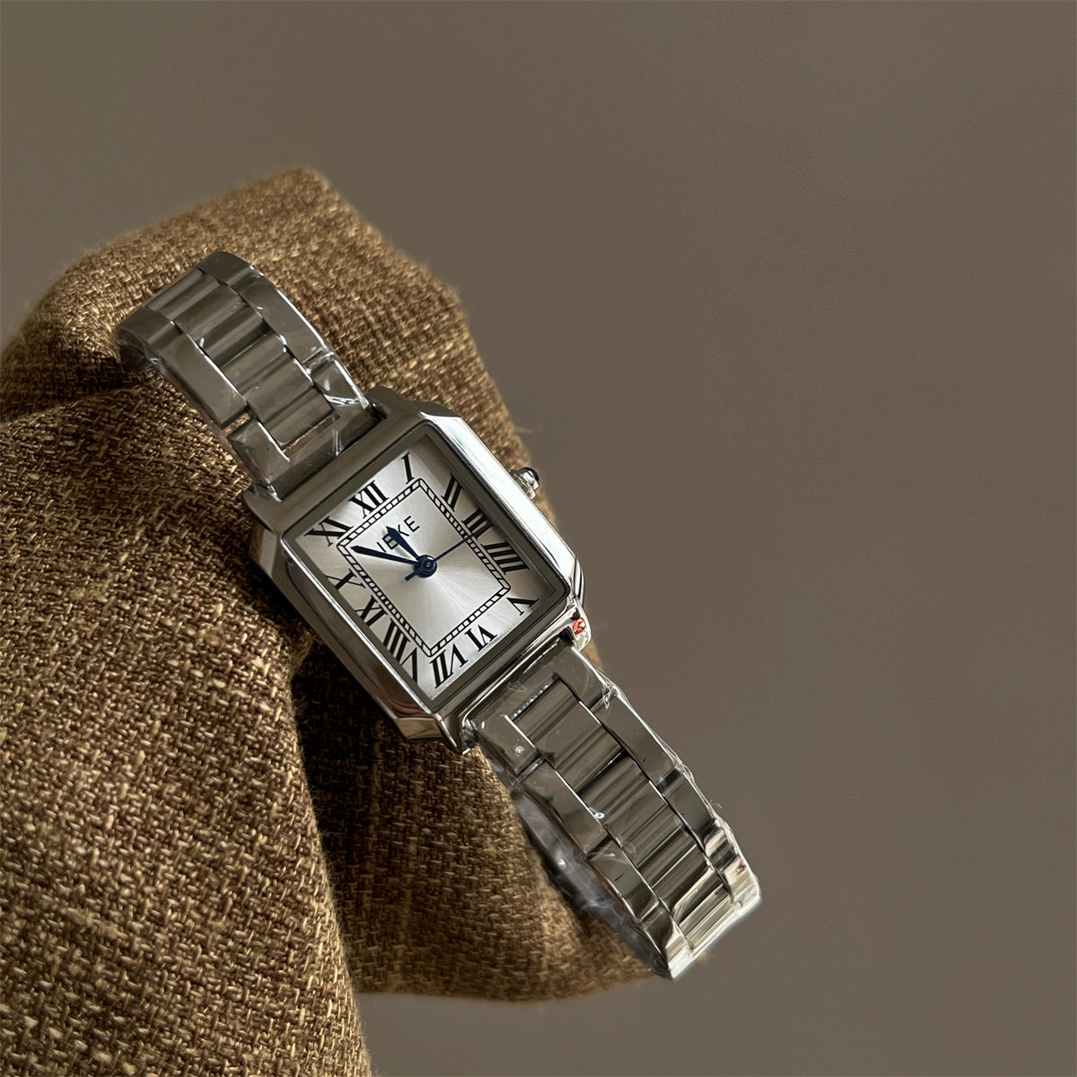 Madden Elegant Roman Square Watch - Silver Strap White Face [FZEMTAP8]
