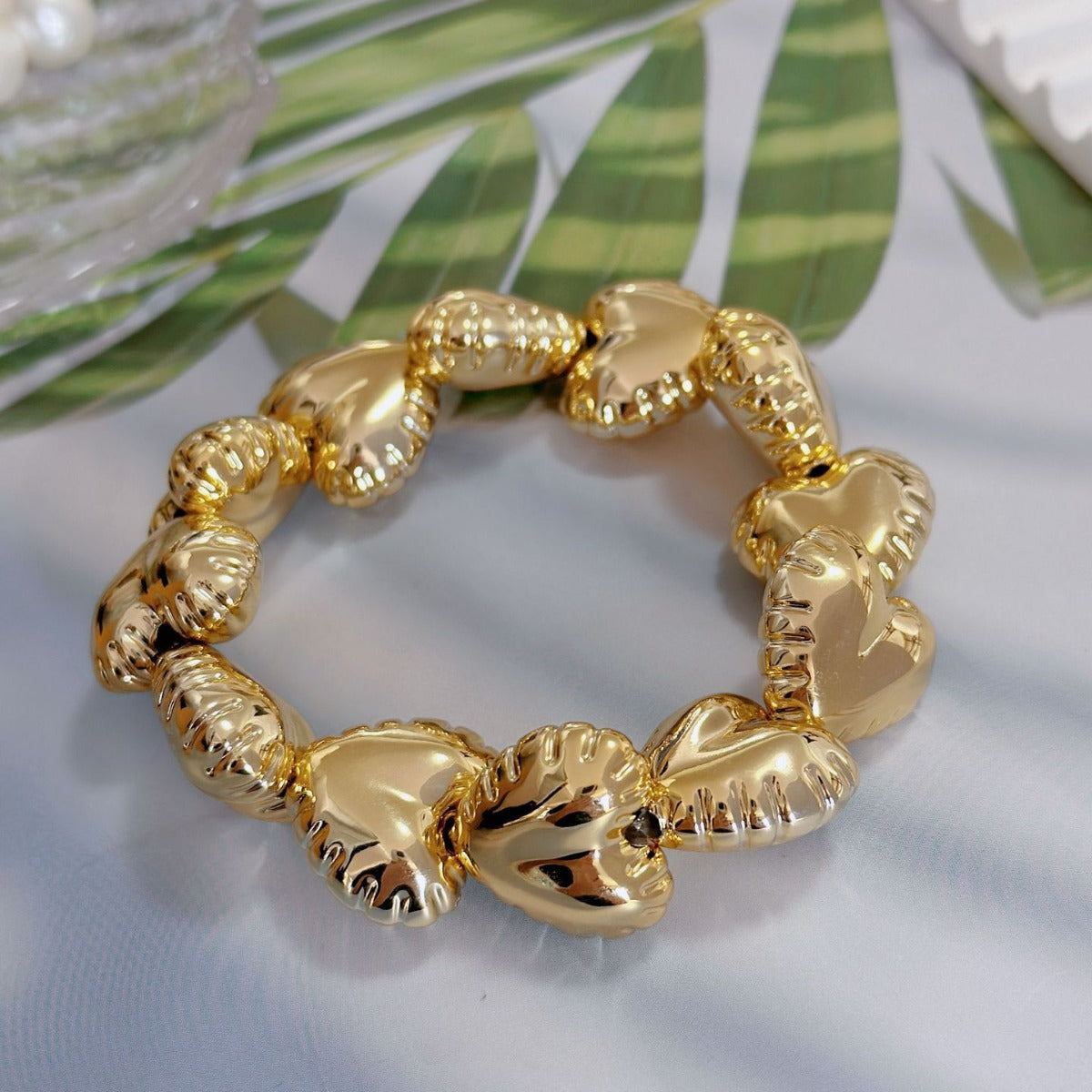 Lailah Dainty Charm Bracelets - Heart Bracelet [A13G41BV]