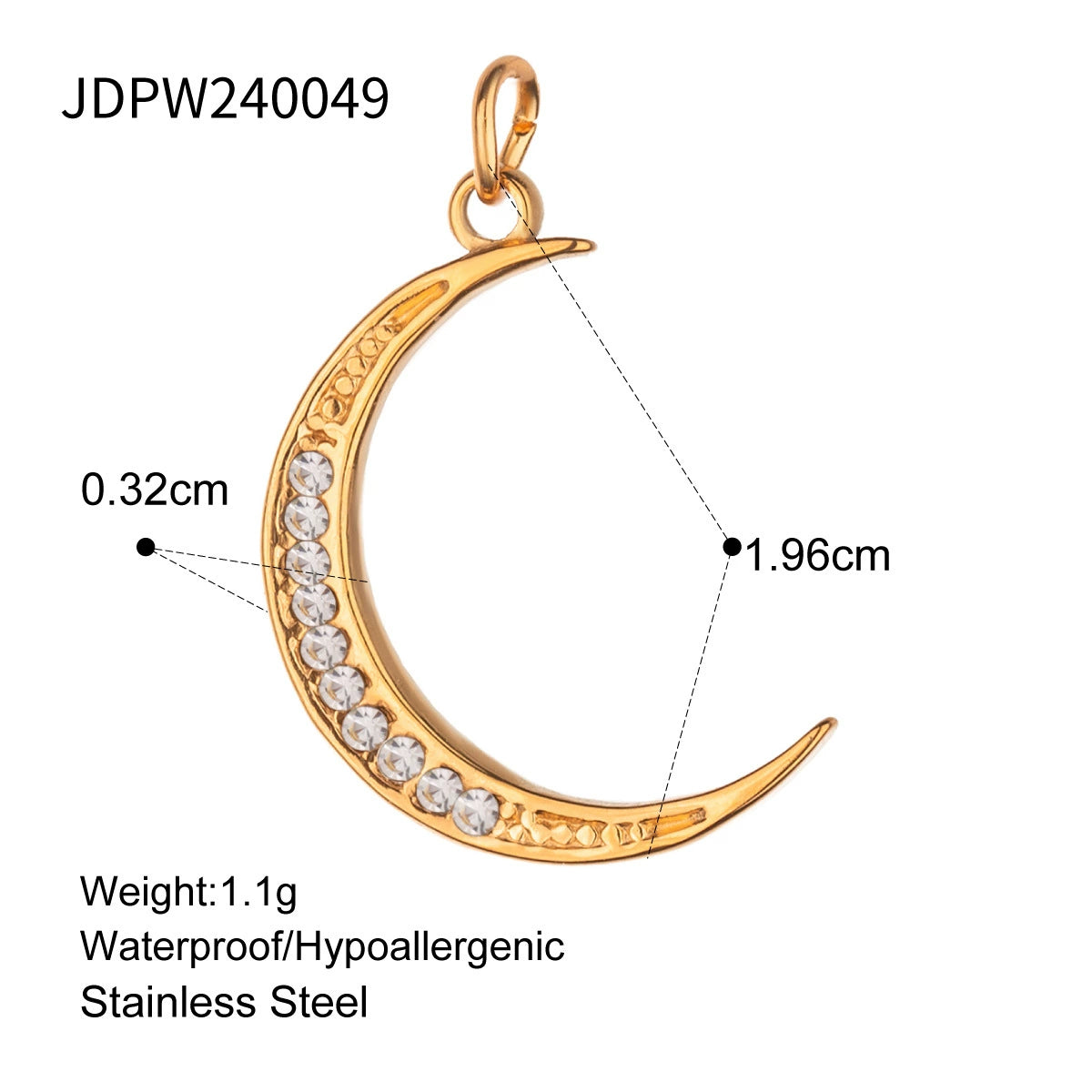 Whitleigh Delicate Heart Charm - JDPW240049 [NA5WVHMD]