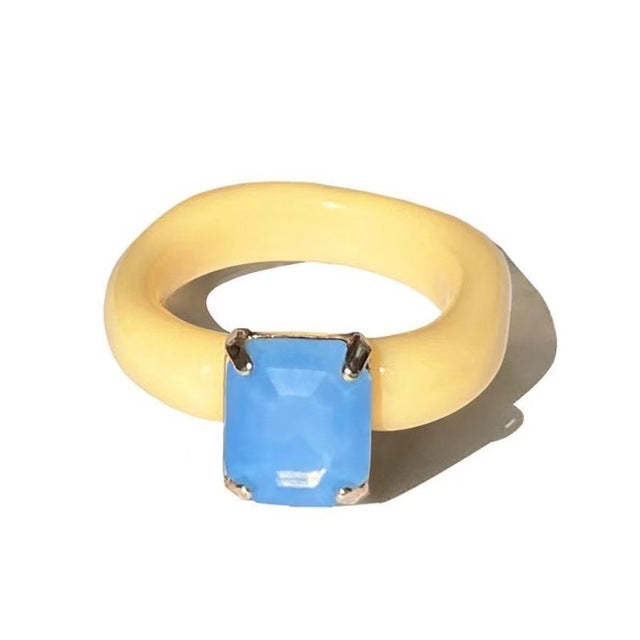 Blayklee Resin Stackable Ring Set - Option 4 [1XASD6TN]
