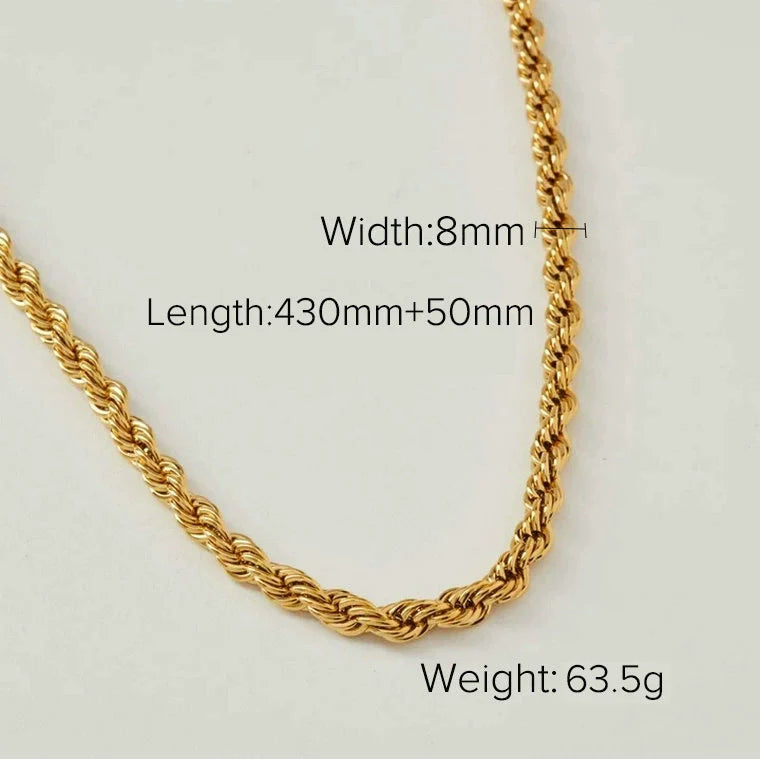 Zinnia Layered Gold Chain Necklace - undefined