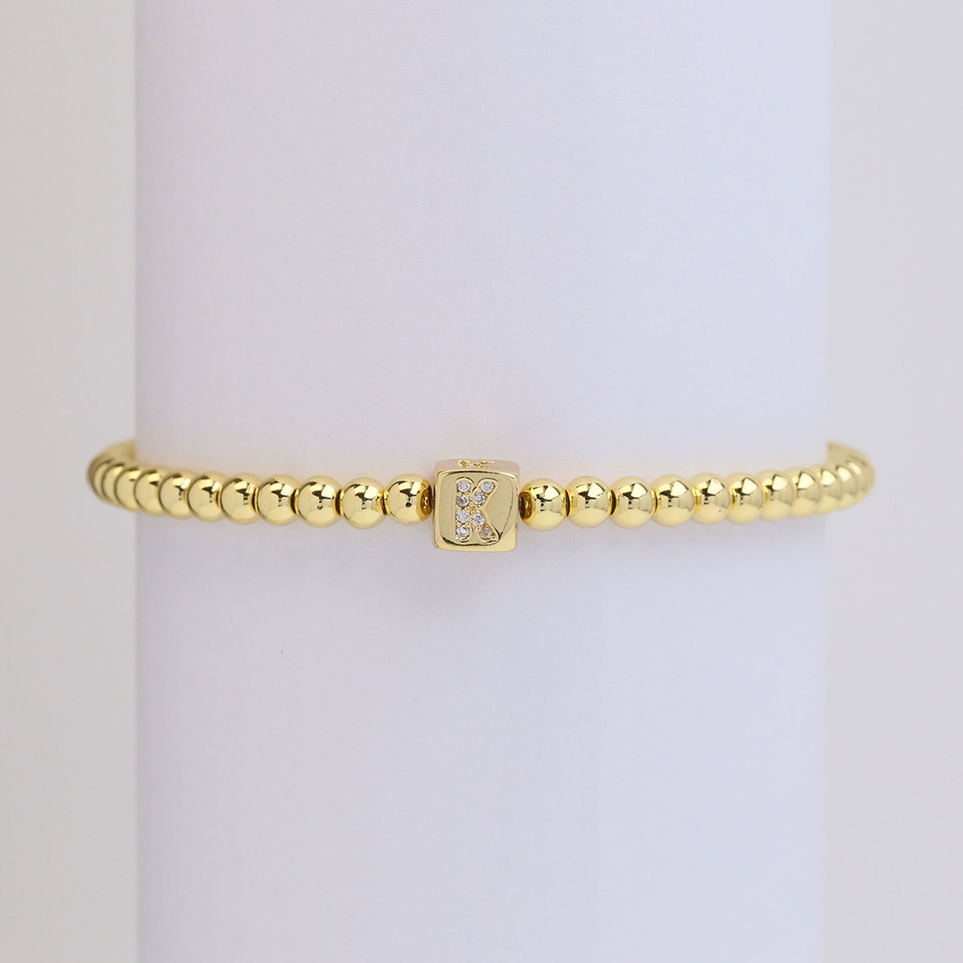 Layana Initial Cube Bracelet - K [3AV881LO]