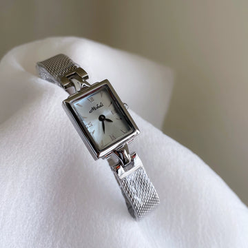 Kenley Ice Blue Square Watch - Silver Case Ice Blue [748XH1IC]