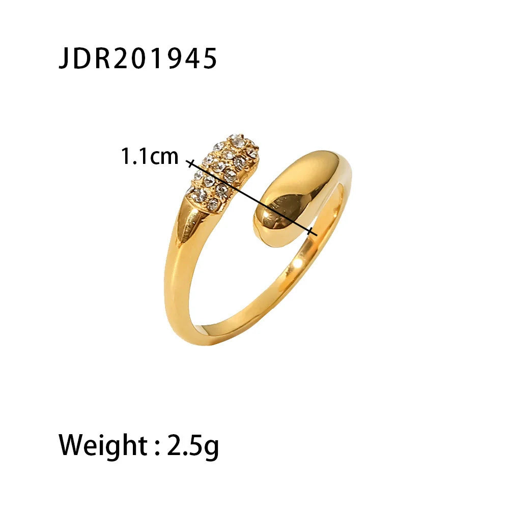Devorah Geometric Adjustable Rings - JDR201945