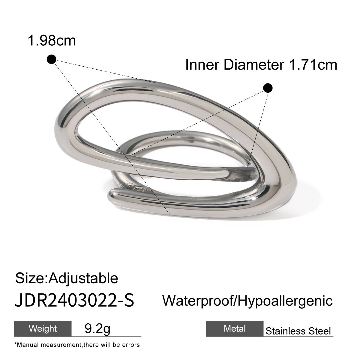 Annaleigha K Gold Open Ring - JDR2403022-S [5QP3R27J]