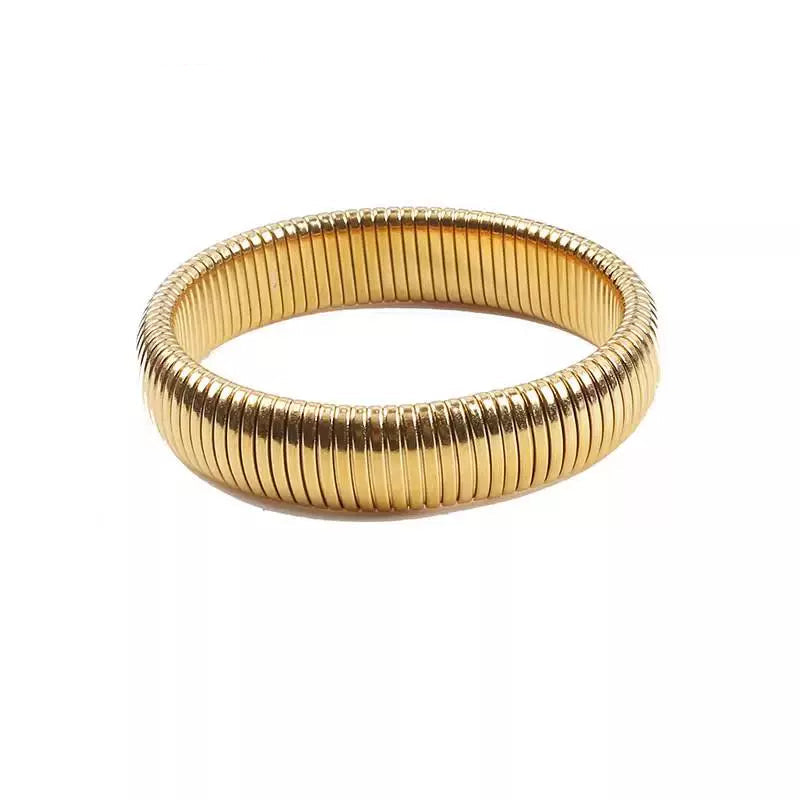 Ilyana Vintage Triple Coil Bracelet - Single Loop Non-Fading