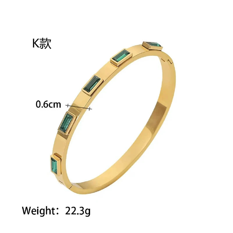 Zariyah Vintage Inlaid Bracelets - Style K
