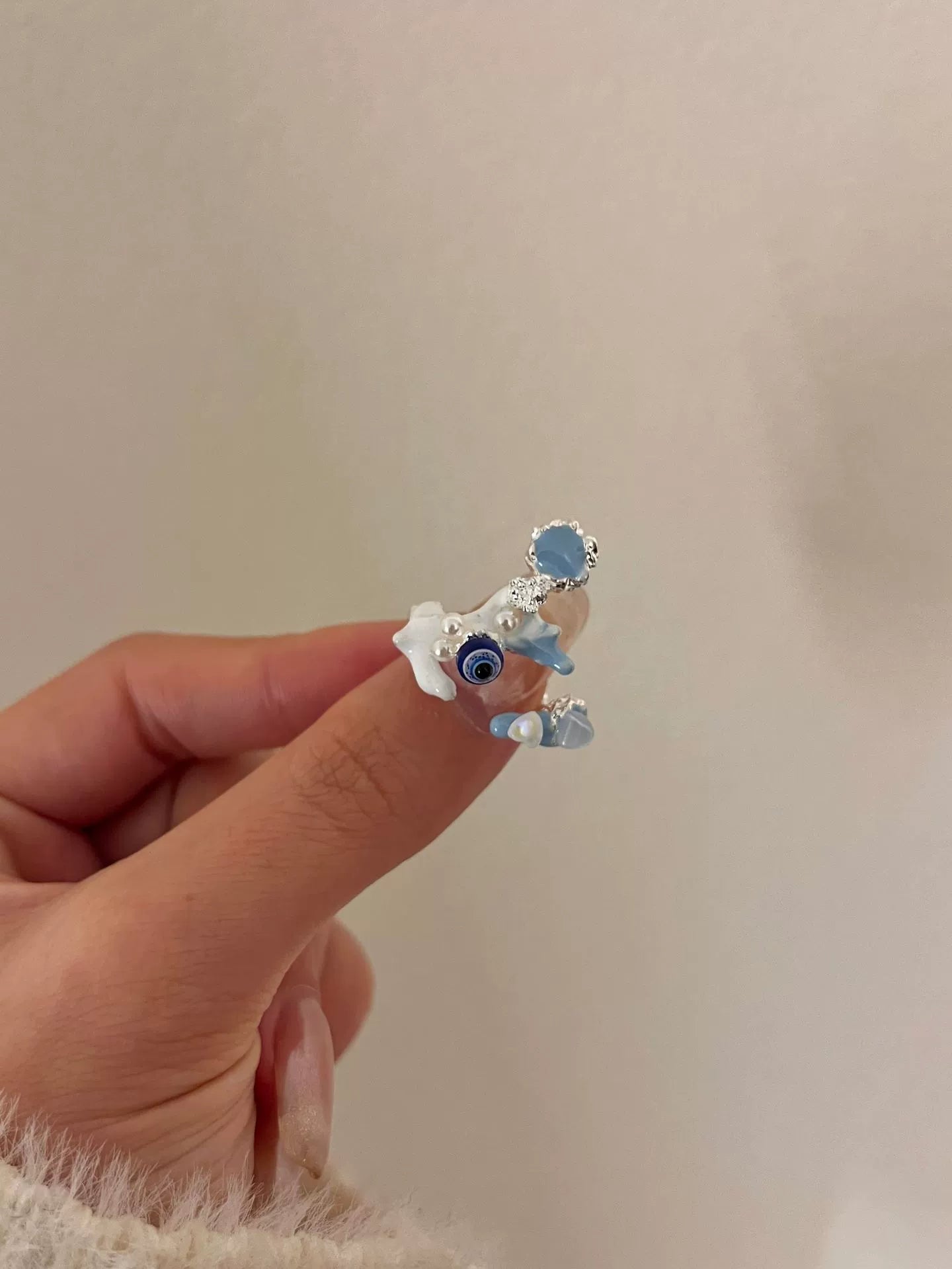 Cailynn Enamel Eye Ring - D [B8L17Z91]