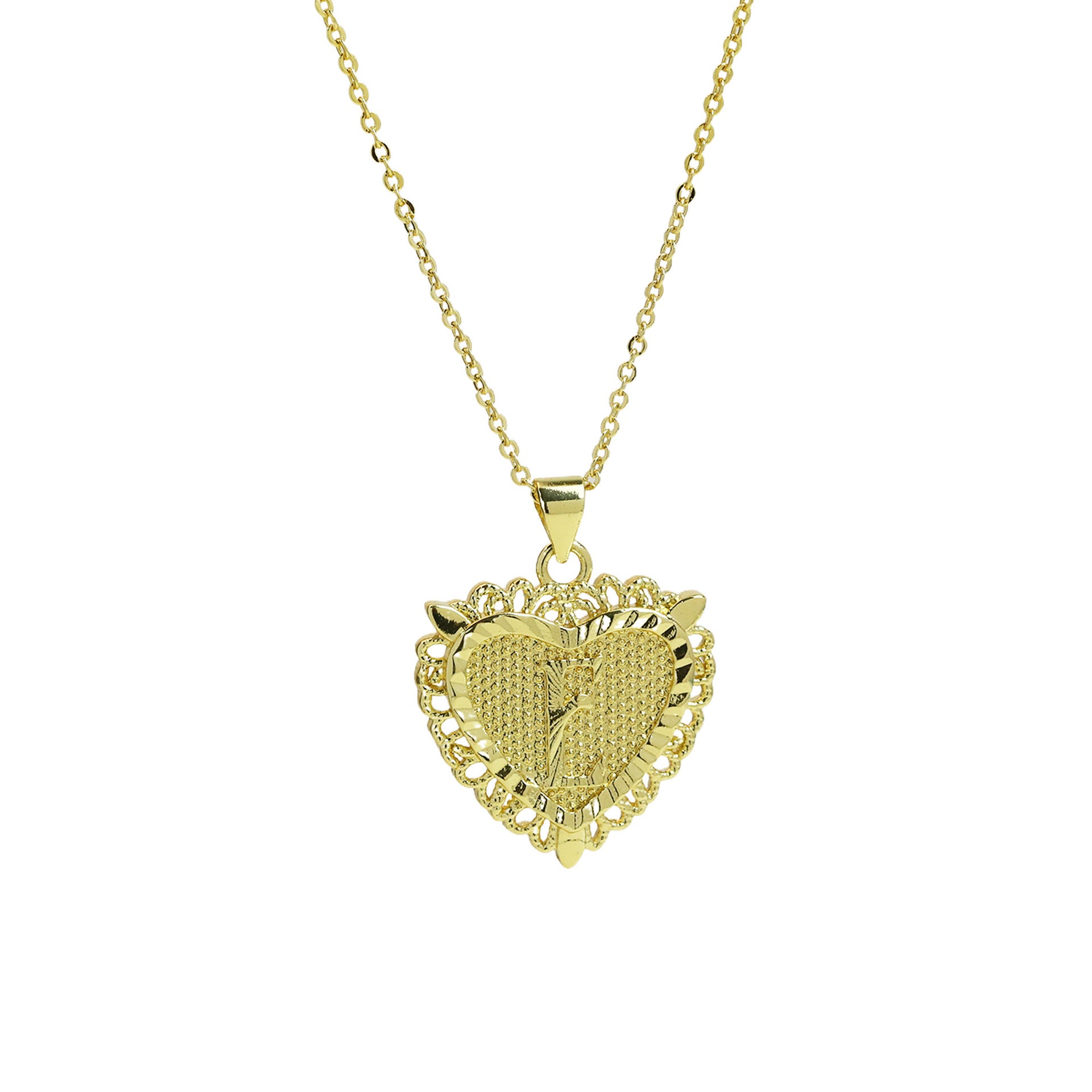 Jaidyn Dainty Initial Necklace - Necklace E [V1V1RHAH]