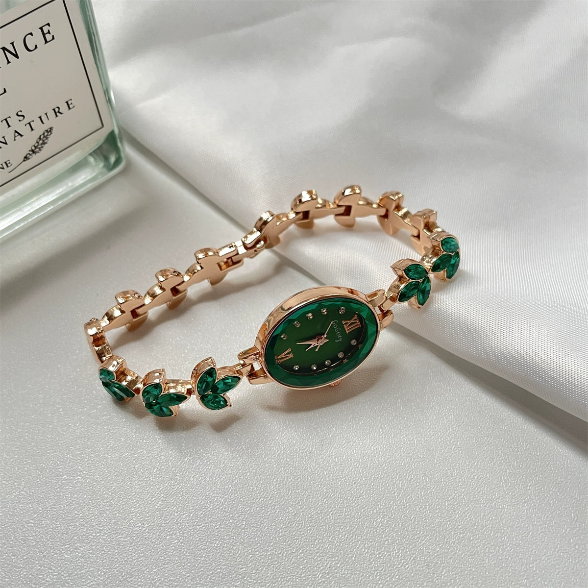 Ellisyn Diamond Bracelet Watch - Emerald [B9GFVY4T]