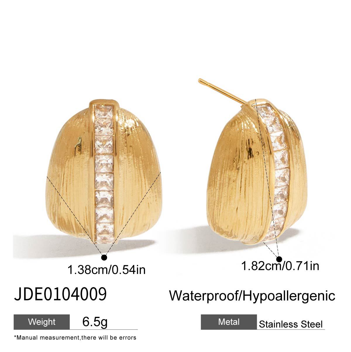 Aiden Zircon Cross Earrings - JDE0104009 [3MQ0LGY9]