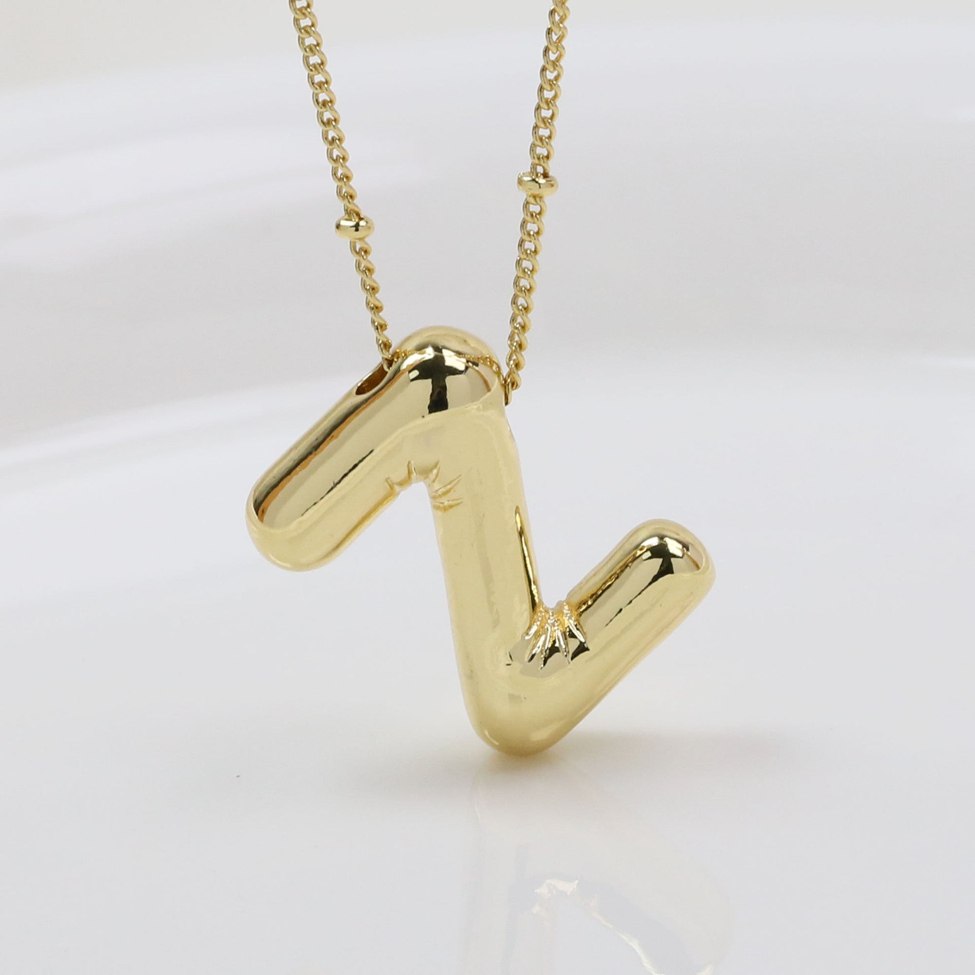 Aberdeen Bubble Initial Necklace - Z (Necklace) [9BL8ALUA]