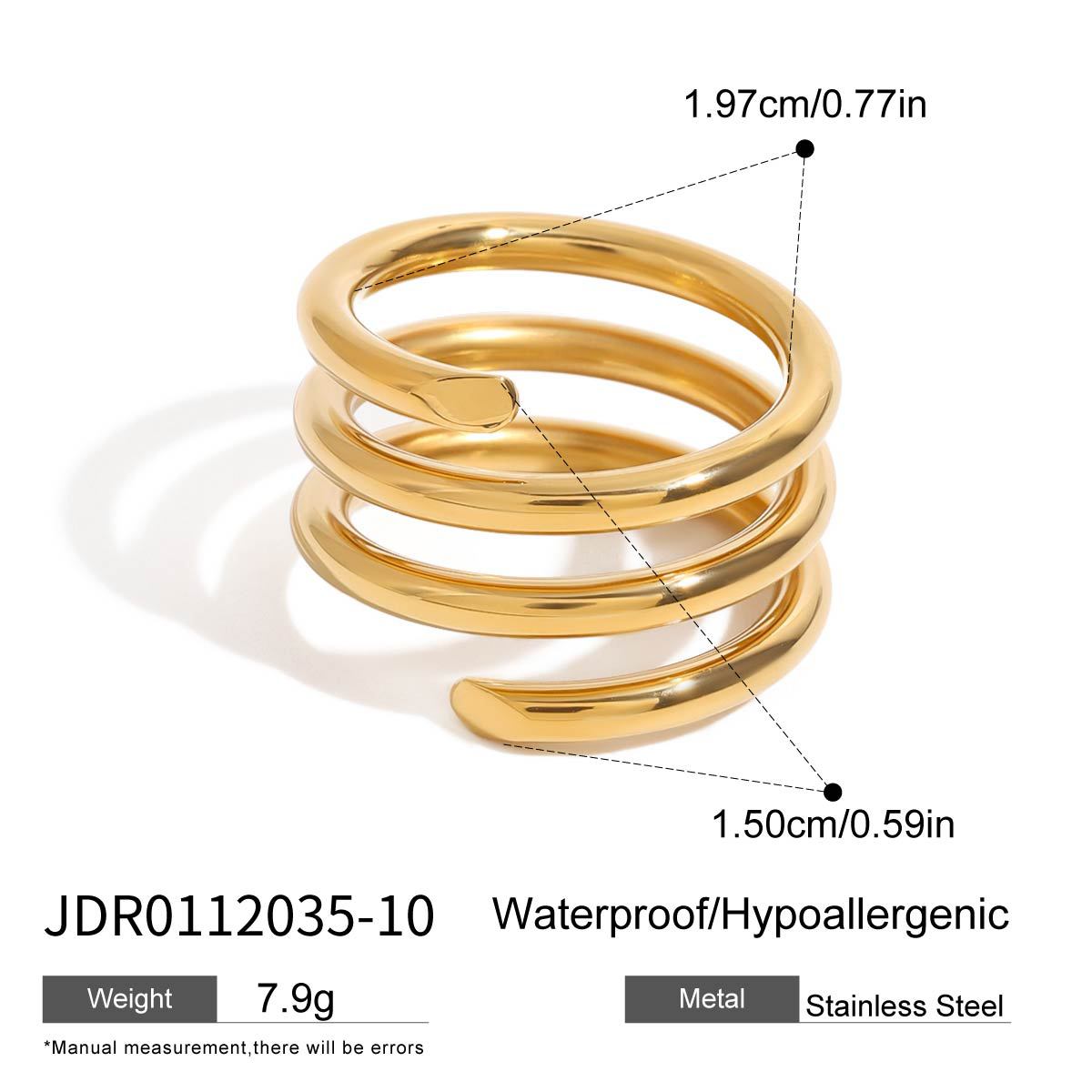 Haydee Geometric Zircon Rings - JDR0112035-10 [5Q5UAOIJ]