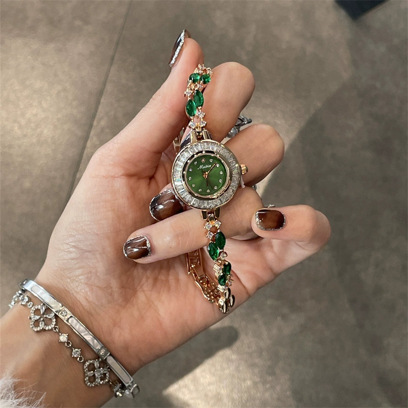 Adalyn Petite Steel Watch - Green [HXZ0K5O0]