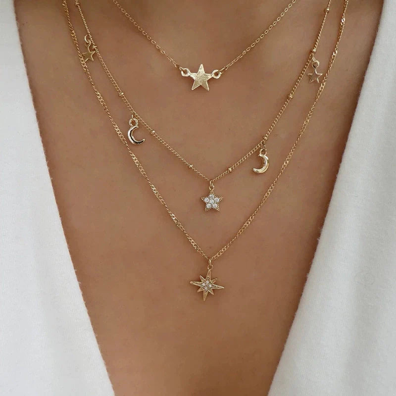 Brileigh Crystal Triangle Necklace - N0307-3