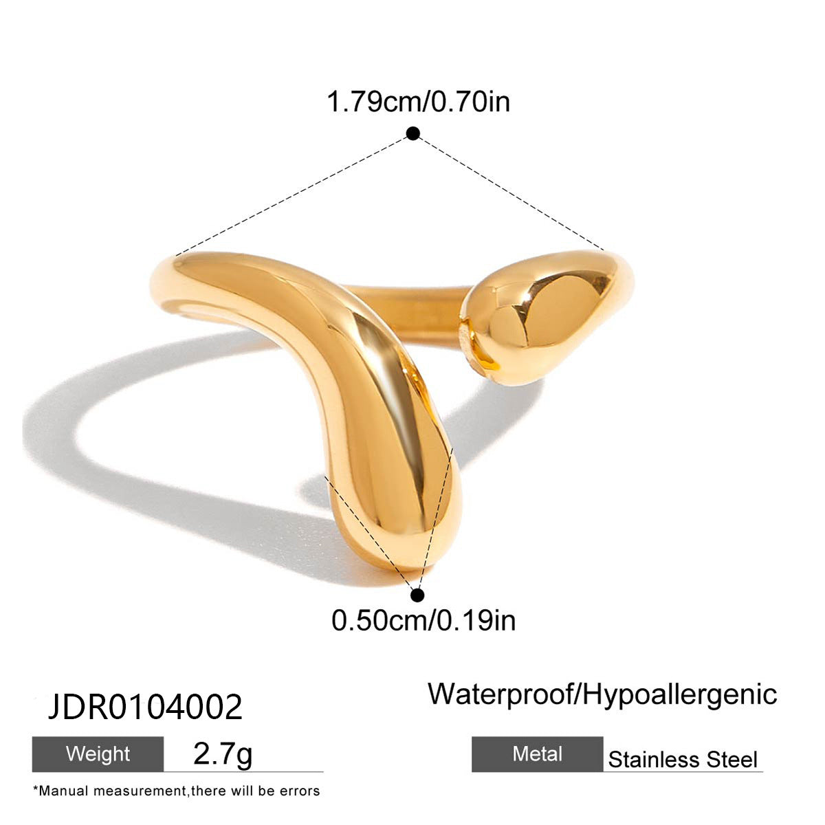 Zanyla Sculpted Heart Ring - JDR0104002 [8WFHFVDJ]