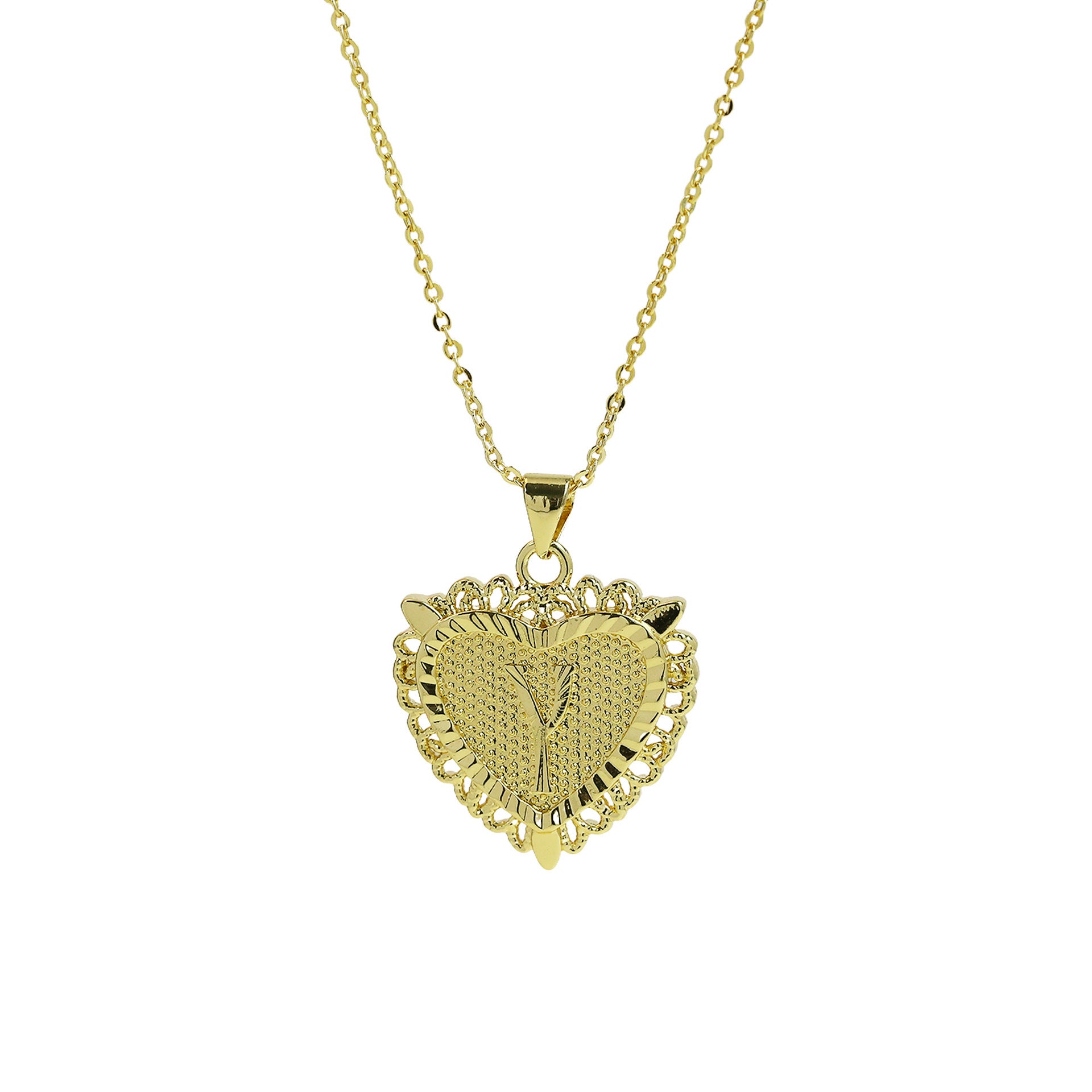 Jaidyn Dainty Initial Necklace - Necklace Y [BS3QIY2U]